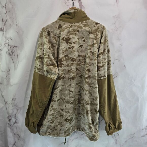 Desert Camo Jacket Mens Medium L Fleece Digital Marines Peckham Military Marpat - Picture 5 of 12